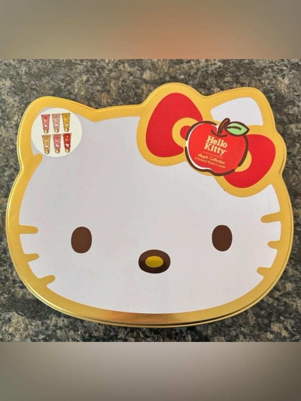 Hello Kitty White, Gold & Red Decorative Serving Tray